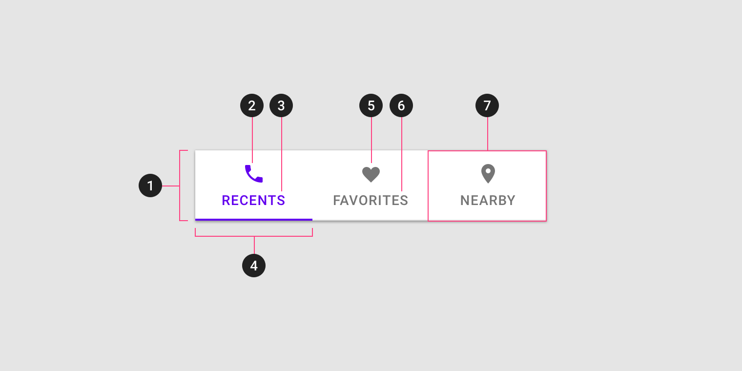 Tabs anatomy diagram